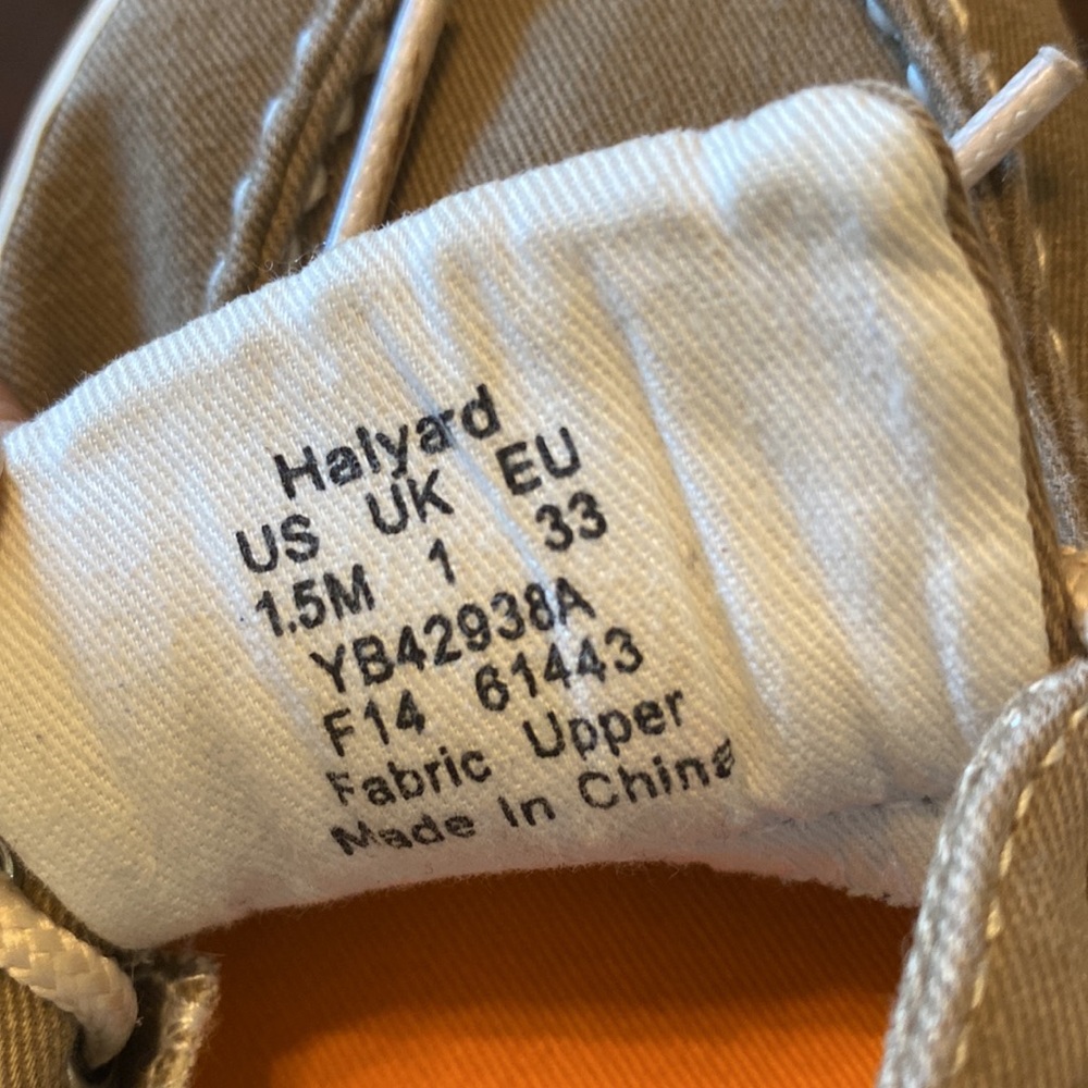 Sperry Halyard Topsider shoes 1.5 - Picture 3 of 3